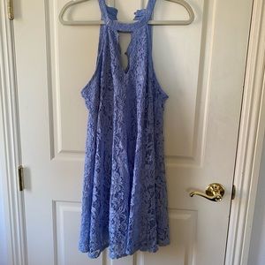 Light Blue Floral Dress